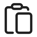 Clipboard Paste SVG Icon